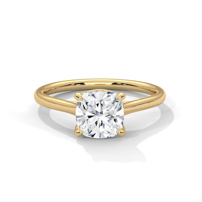 Mira 1.5ct Cushion Lab-Grown Diamond Solitaire Engagement Ring