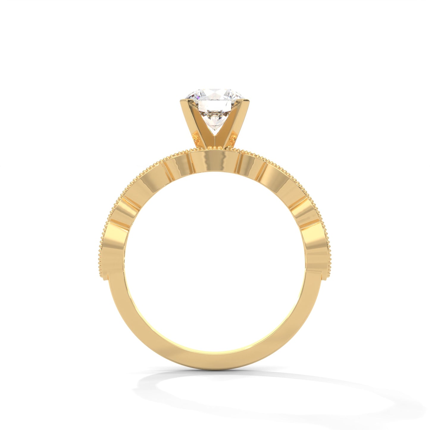 The Opulent Pave Twirl 1.66 CTW Round-Cut Diamond Ladies' Ring | E VS1