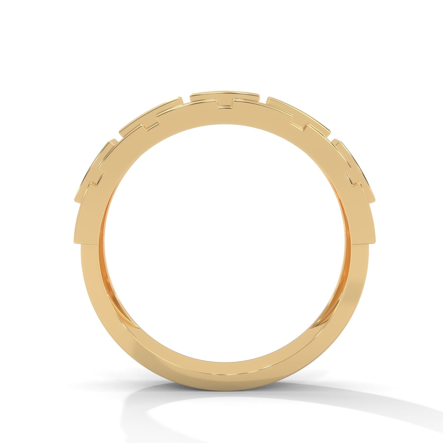 Imperium 0.45 CTW Round Lab-Grown Diamond Multi-Panel Men's Ring