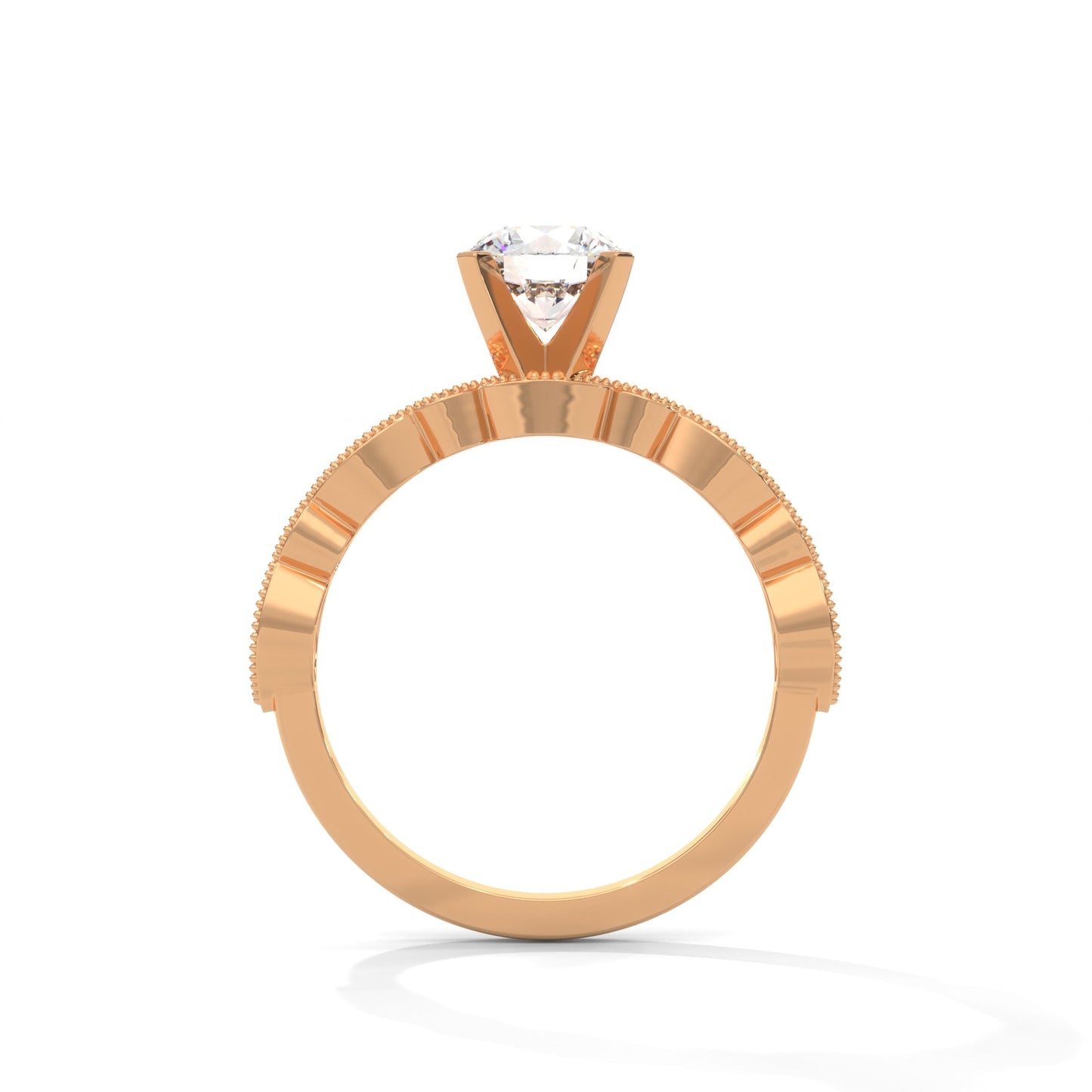 The Opulent Pave Twirl 1.66 CTW Round-Cut Diamond Ladies' Ring | E VS1