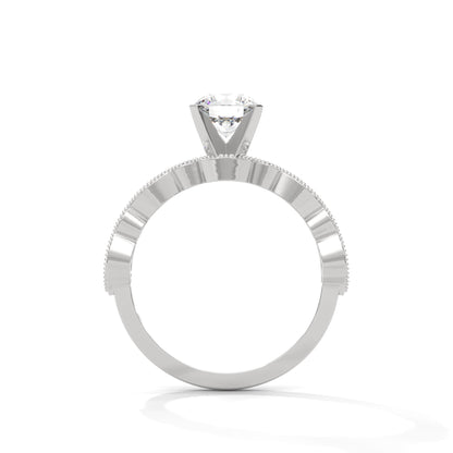 The Opulent Pave Twirl 1.66 CTW Round-Cut Diamond Ladies' Ring | E VS1
