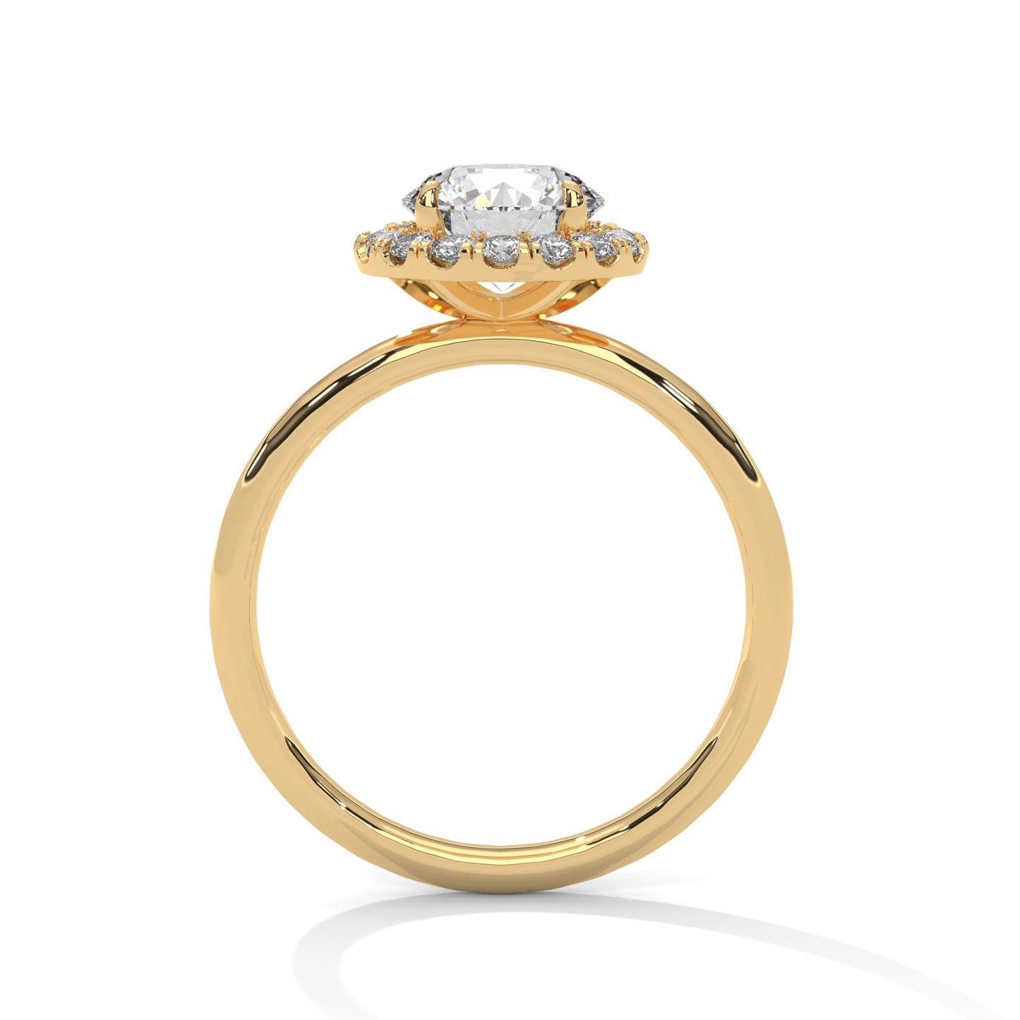 Lab-Created 3 CT Classic Round-Cut Lab Grown Diamond Ring | 3.19 CTW