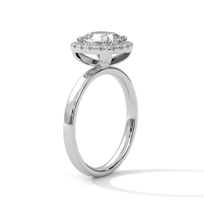 Cushion Halo 1.5 CT Lab Grown Diamond Ring | 1.74 CTW