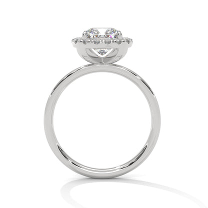 Halo 3 CT Cushion-Cut Lab Grown Diamond Ring | 3.24 CTW