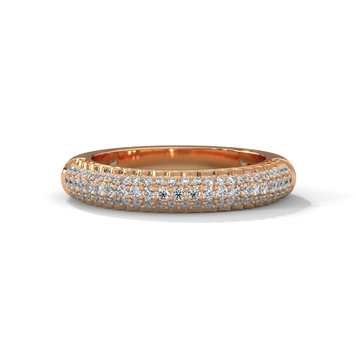 The Gleaming Band 0.45 CTW Round-Cut Diamond Ladies' Ring | 14K/18K Gold