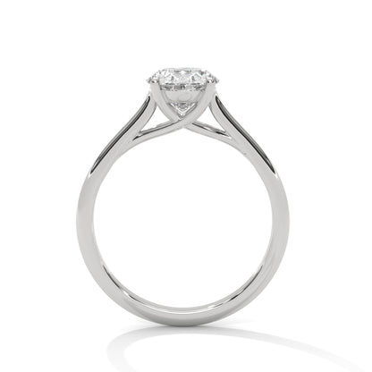 Pure Serenity 1 CT Oval-Cut Lab Grown Diamond Solitaire Ring