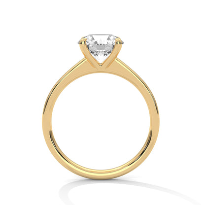 Timeless Glow 1 CT Round-Cut Lab Grown Diamond Solitaire Ring | E VS1