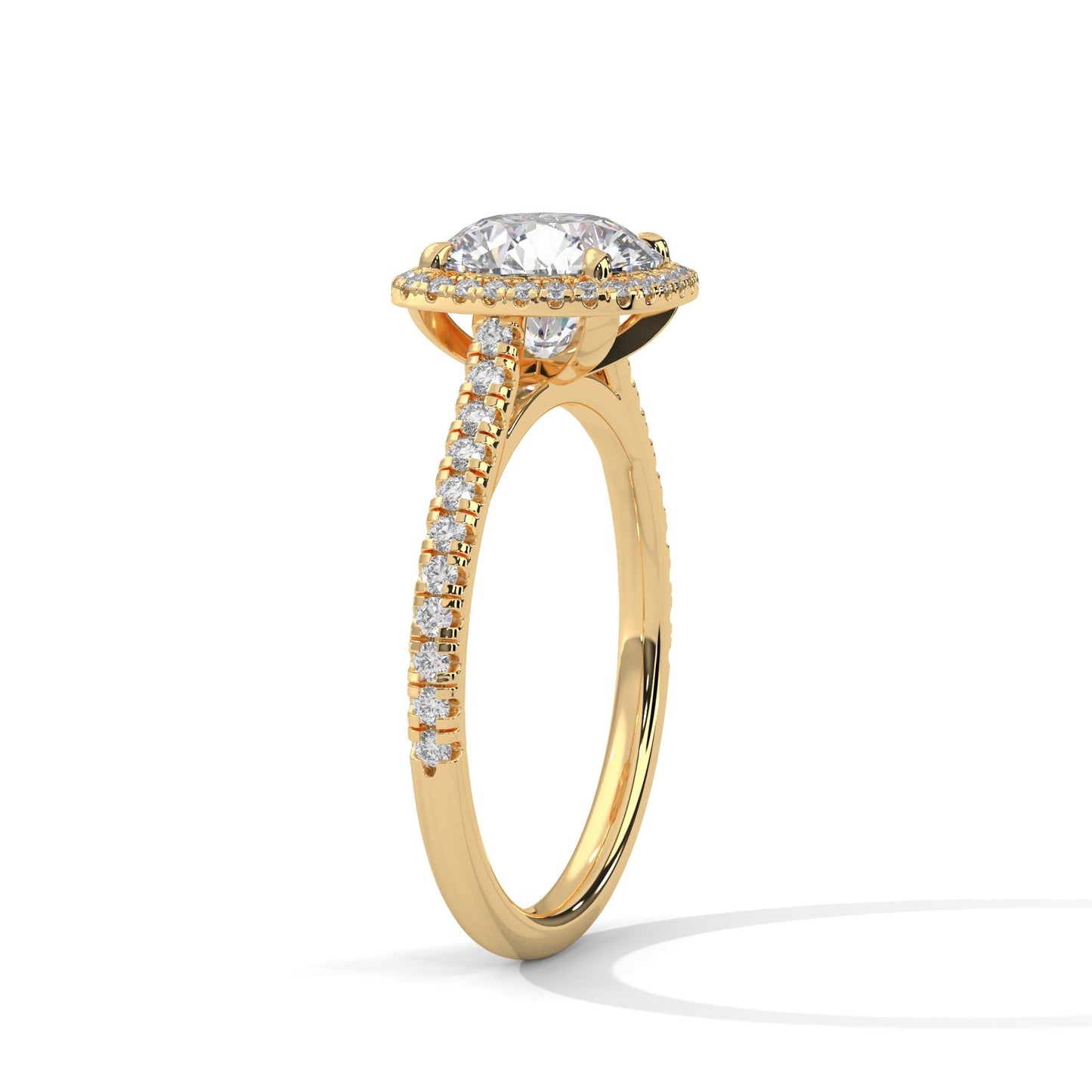 Velora Bloom 3 CT Cushion-Cut Lab Grown Diamond Halo Ring | 3.36 CTW
