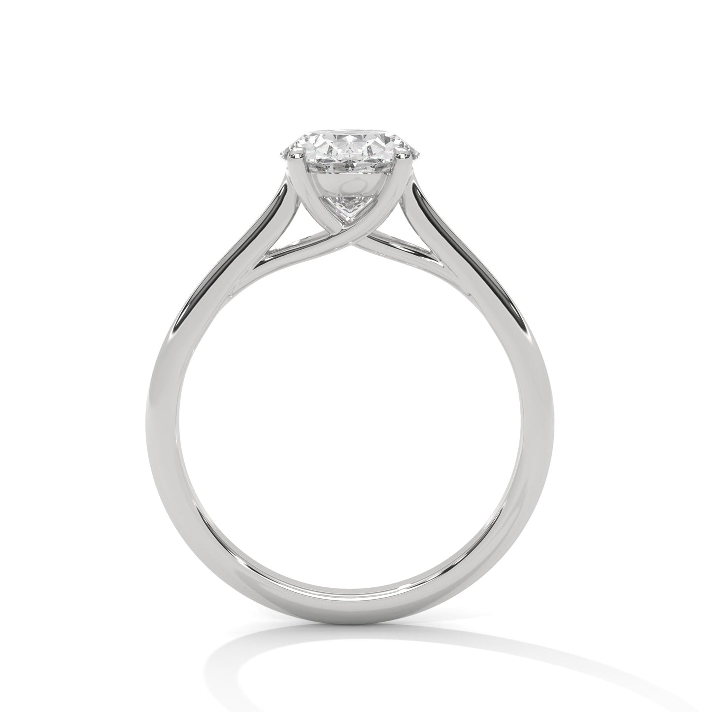 Radiance 2.0ct Oval Lab Diamond Engagement Ring | E VS1