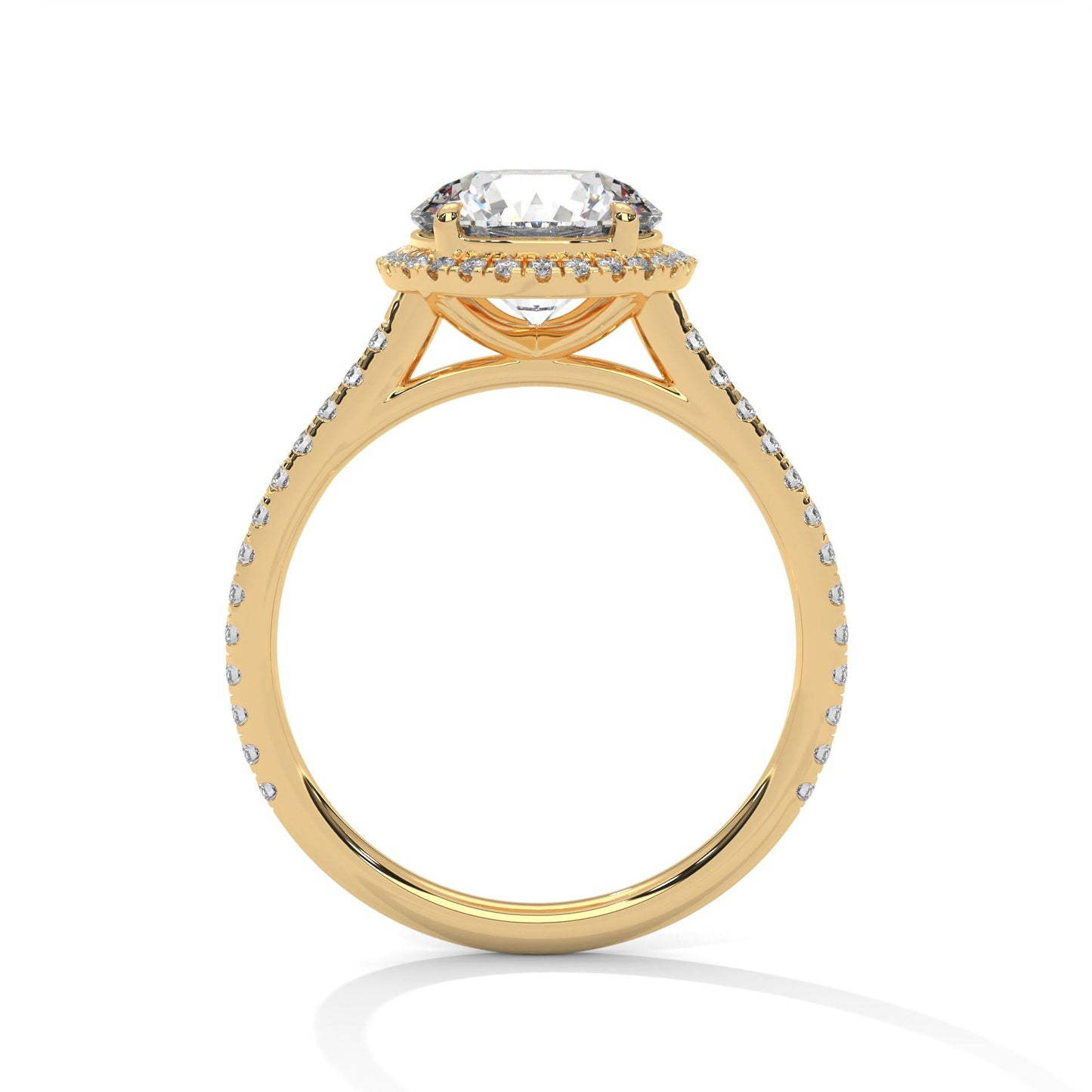 Brilliance 3CT Round Lab-Grown Diamond Engagement Ring | 3.34 CTW