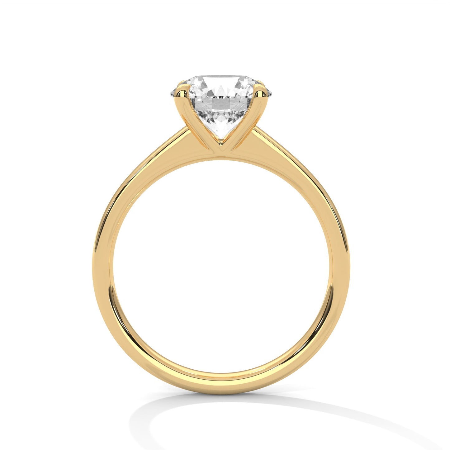 Pure Brilliance 1.5 CT Round-Cut Lab Grown Diamond Solitaire Ring | E VS1