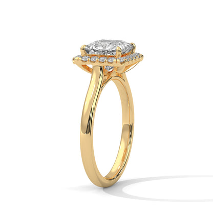 Eternal Halo 1 CTW Princess-Cut Lab Grown Diamond Ring | 1.20 CTW