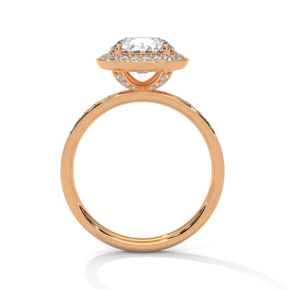 Opulent Halo 1.5 CTW Round-Cut Lab Grown Diamond Ring | 2.17 CTW