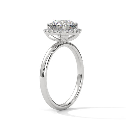 Cushion Halo 1.5 CT Round-Cut Lab Grown Diamond Ring | 1.75 CTW