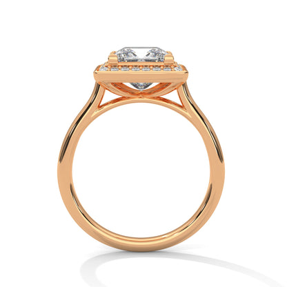 Imperial Radiance 3CT Princess Lab-Grown Diamond Engagement Ring | 3.18 CTW
