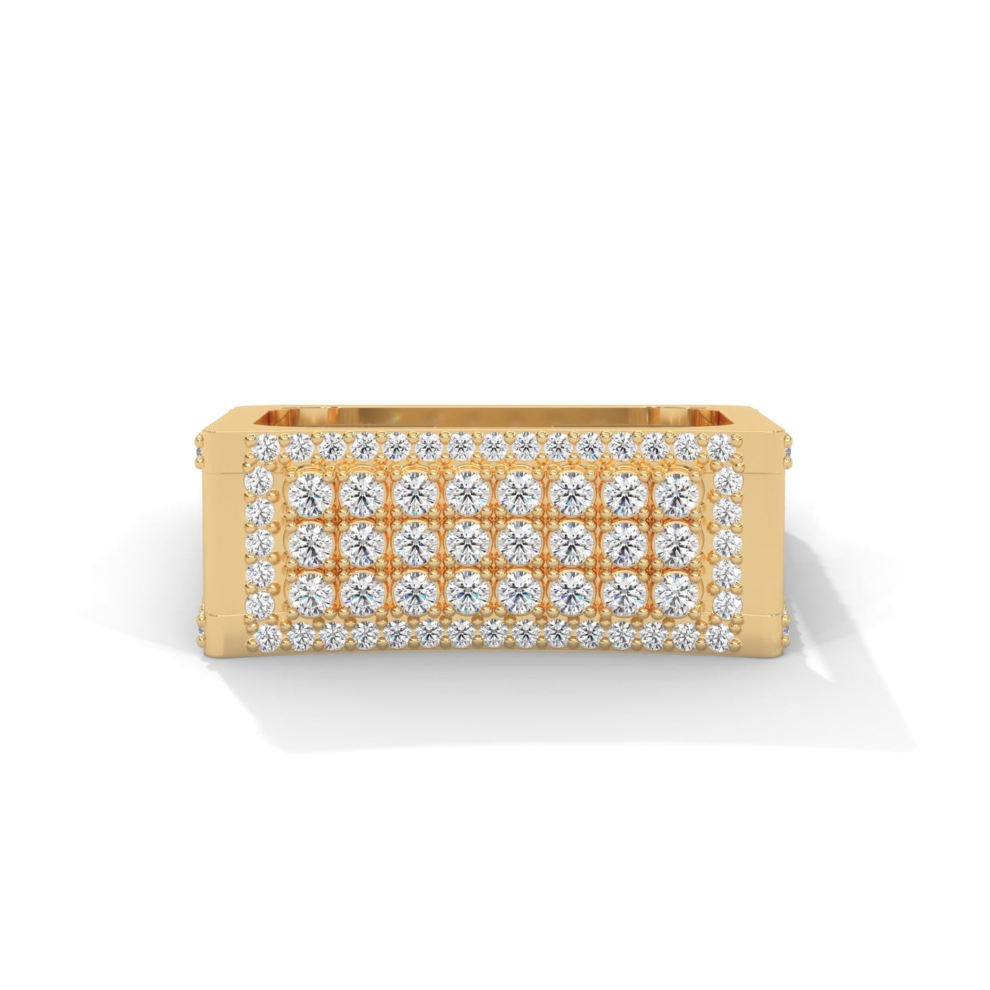 Titan 0.95 CTW Round Lab-Grown Diamond Square Band