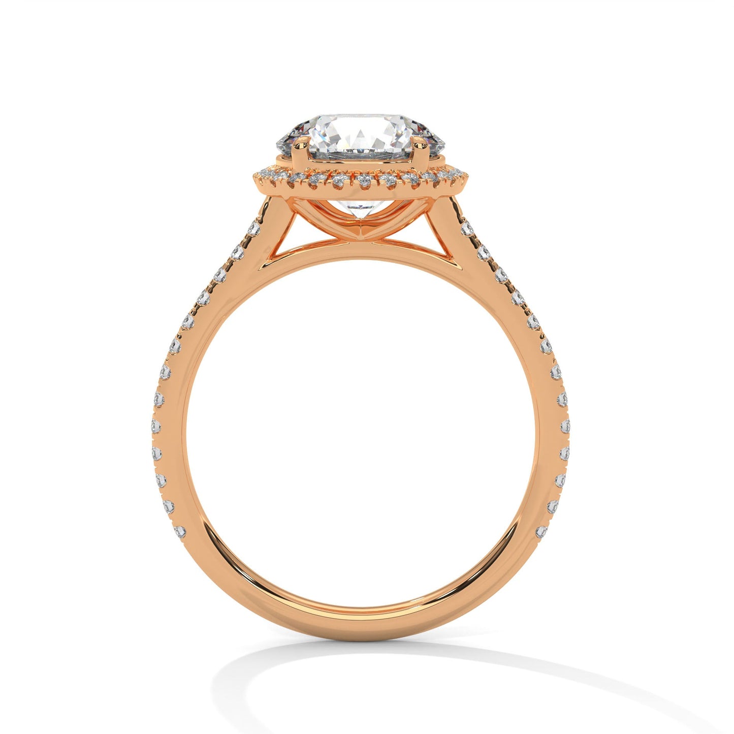 Brilliance 3CT Round Lab-Grown Diamond Engagement Ring | 3.34 CTW