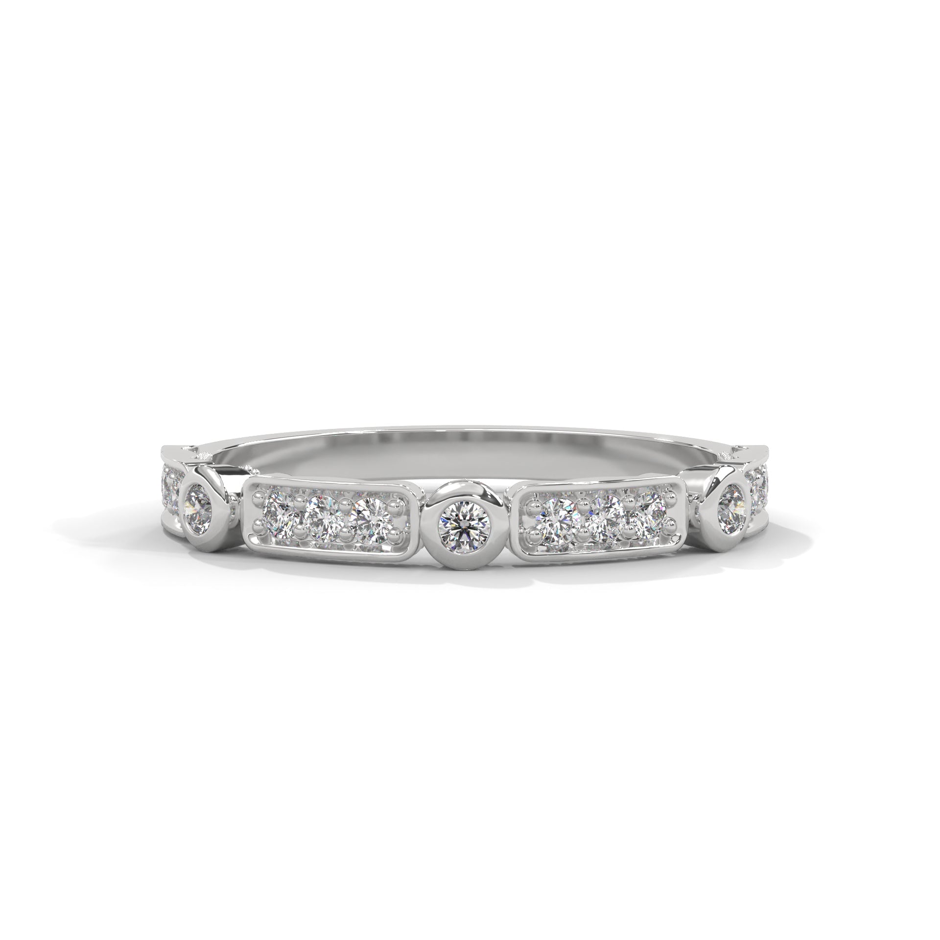 The Dazzling Array 0.23 CTW Round-Cut Diamond Ladies' Ring | 14K/18K Gold