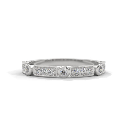 The Dazzling Array 0.23 CTW Round-Cut Diamond Ladies' Ring | 14K/18K Gold