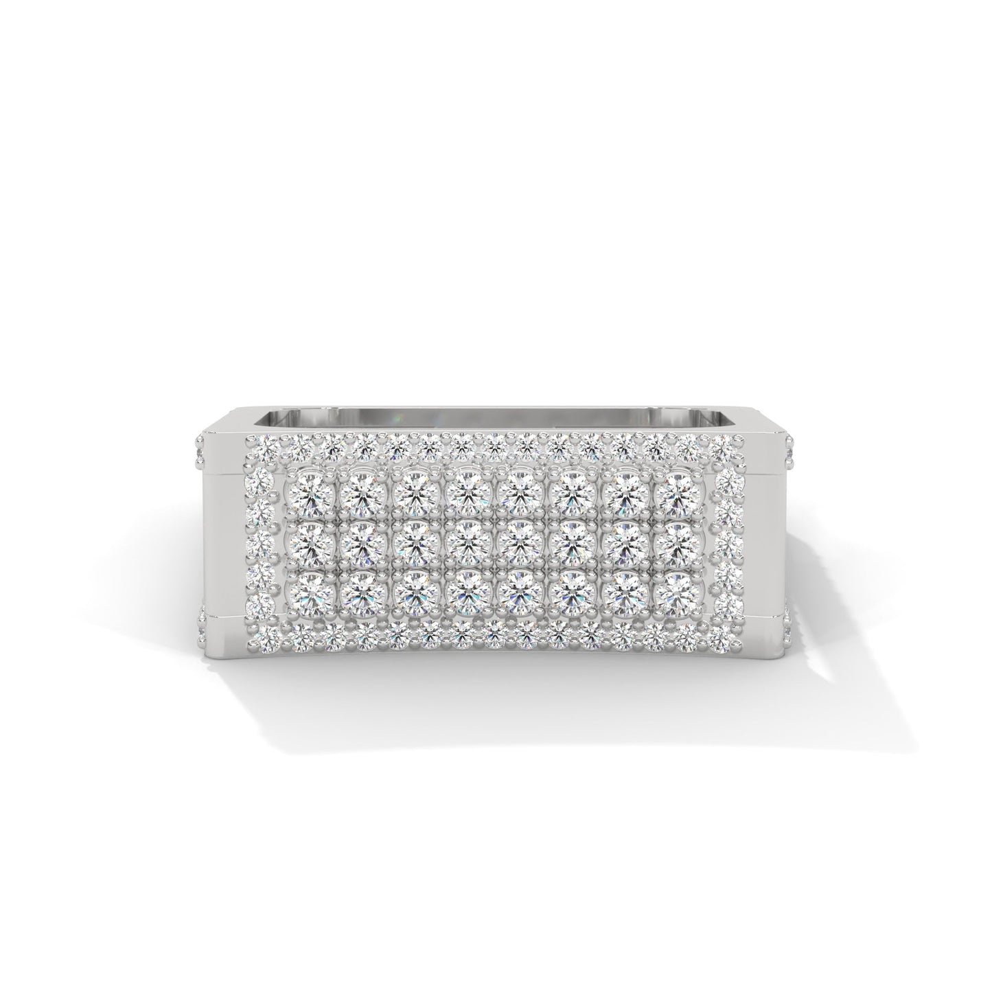 Titan 0.95 CTW Round Lab-Grown Diamond Square Band