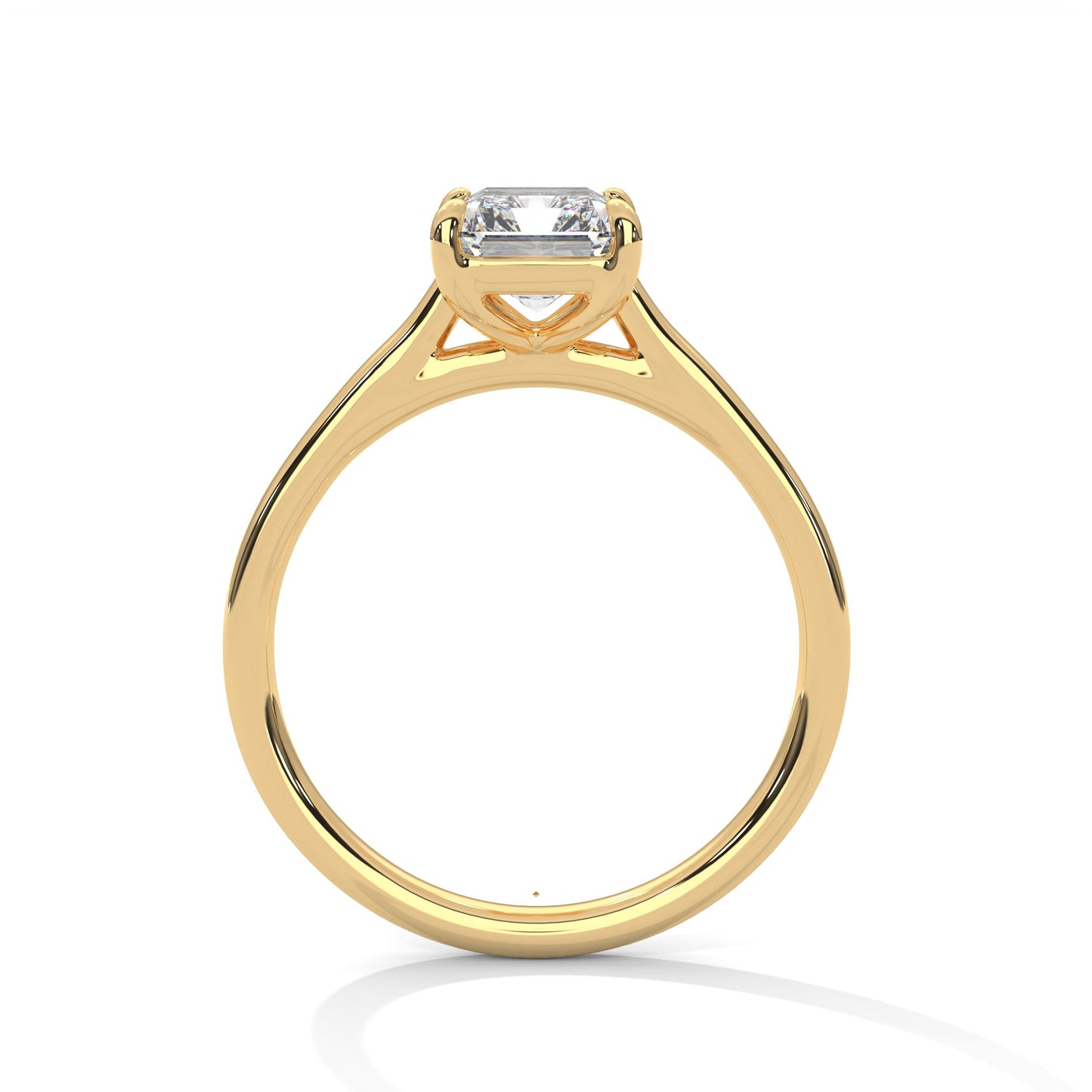 Regal Radiance 3CT Emerald Lab-Grown Diamond Engagement Ring | E-VS1