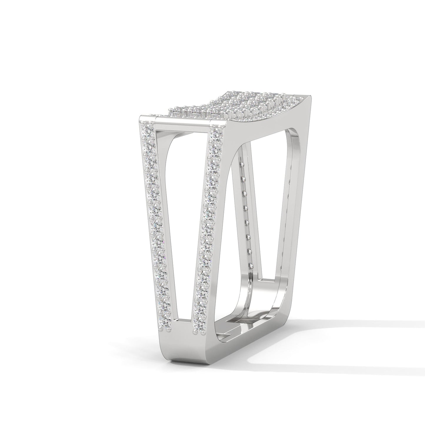 Titan 0.95 CTW Round Lab-Grown Diamond Square Band