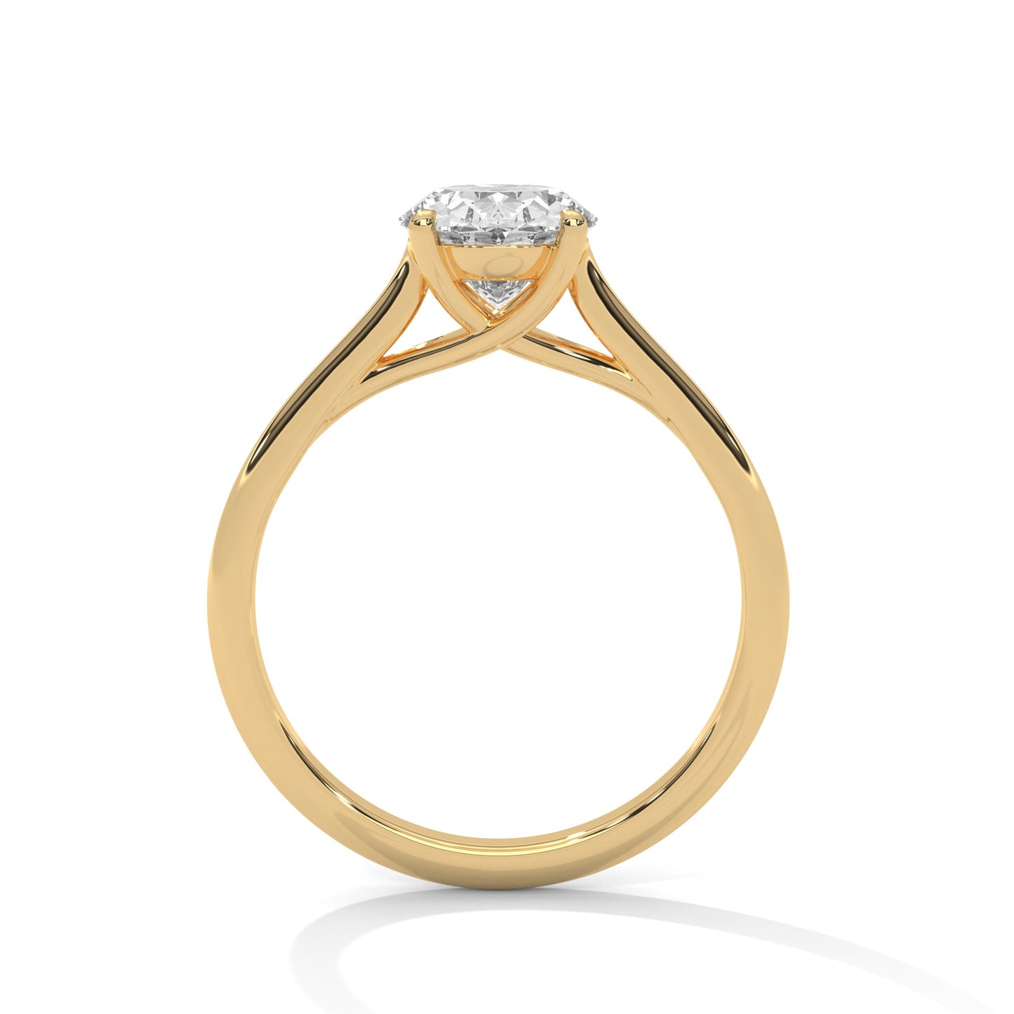Radiance 2.0ct Oval Lab Diamond Engagement Ring | E VS1