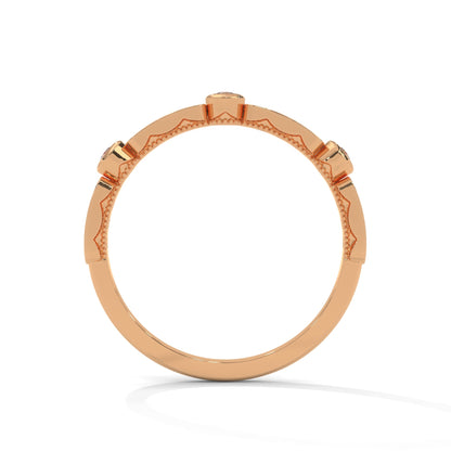 The Dazzling Array 0.23 CTW Round-Cut Diamond Ladies' Ring | 14K/18K Gold