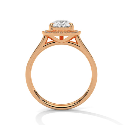 Majestic Dewdrop 3CT Pear Lab-Grown Diamond Engagement Ring | 3.34 CTW