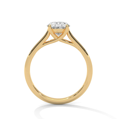 Pure Serenity 1 CT Oval-Cut Lab Grown Diamond Solitaire Ring