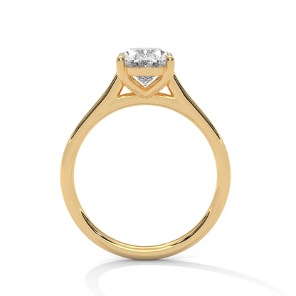 Opulent Grace 3CT Oval Lab-Grown Diamond Engagement Ring