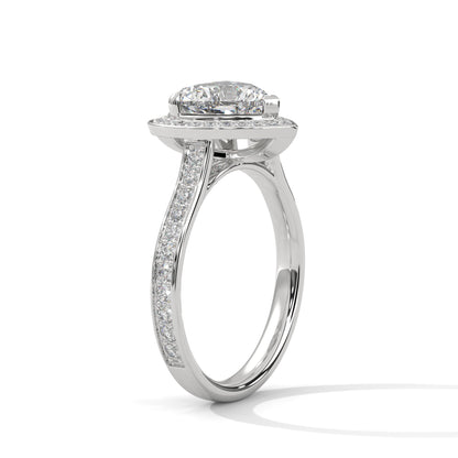 Halo 3 CTW Heart-Cut Lab Grown Diamond Ring | 3.46 CTW