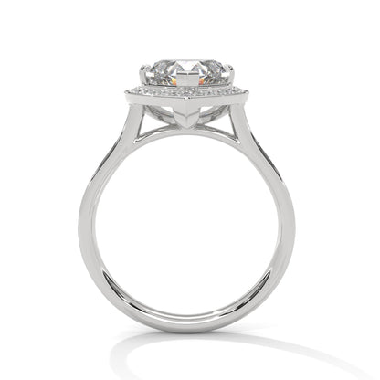 Romantic Halo 1.5 CT Heart-Cut Lab Grown Diamond Ring | 1.96 CTW