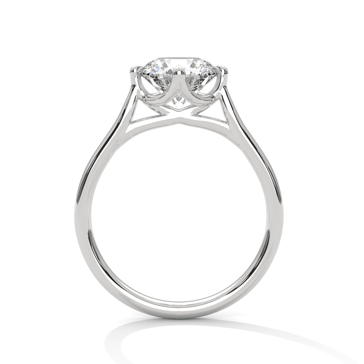 Radiant Glow 1.5 CT Lab Grown Diamond Round-Cut Solitaire Ring | E VS1
