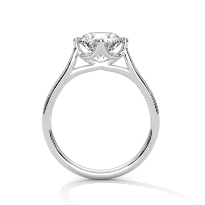 Radiant Glow 1.5 CT Lab Grown Diamond Round-Cut Solitaire Ring | E VS1