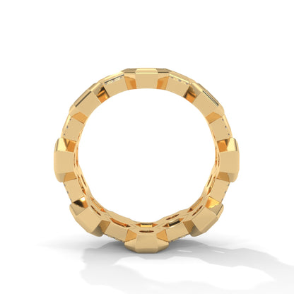 HexaGlow 2.69 CTW Lab-Grown Diamond Honeycomb Band