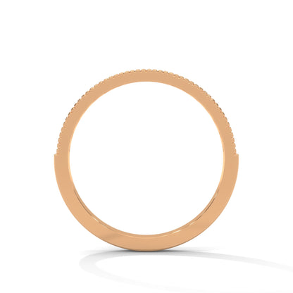 The Radiant Channel 0.31 CTW Round-Cut Diamond Ladies' Ring | 14K/18K Gold