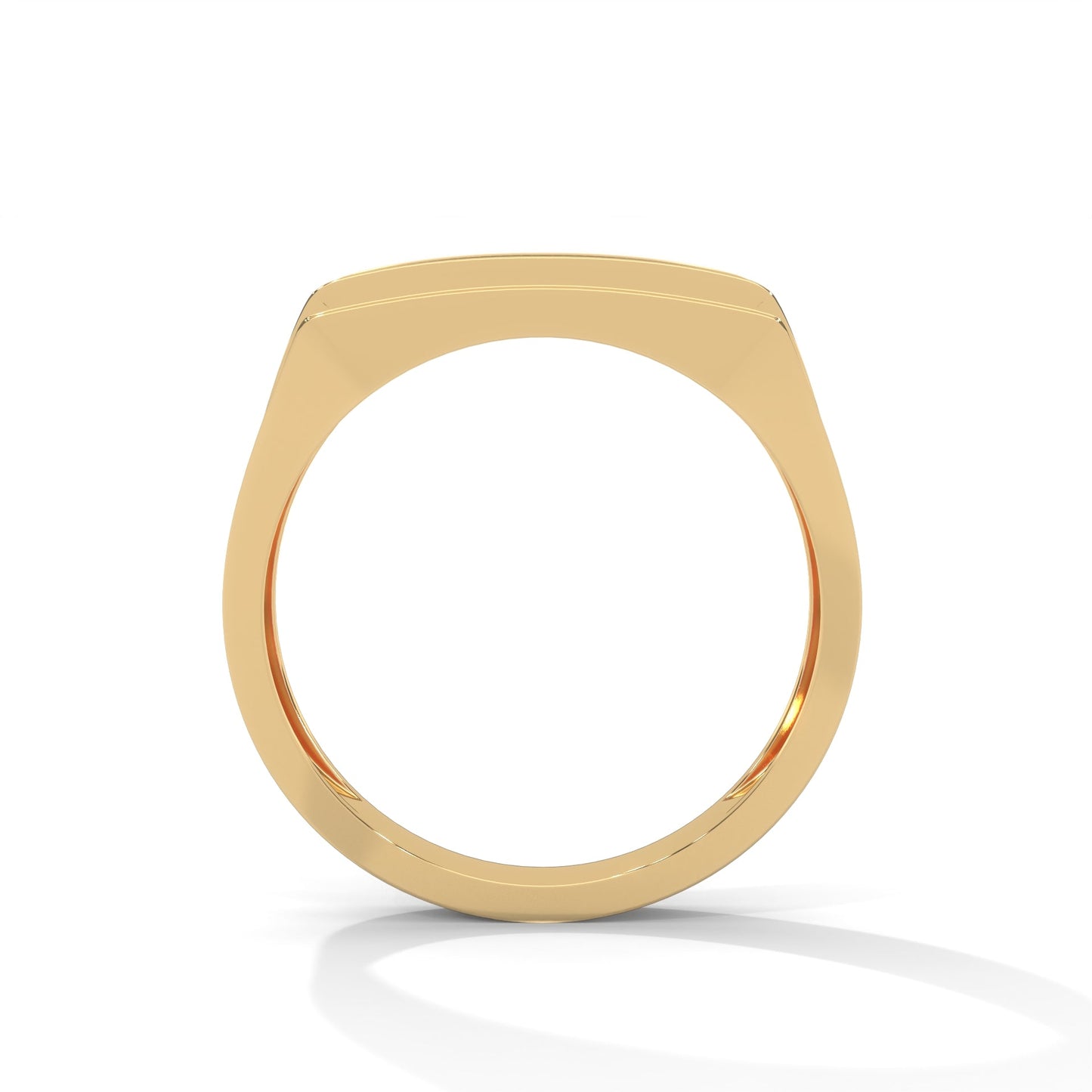 Noble 0.60 CTW Round Lab-Grown Diamond Rectangular Men's Ring