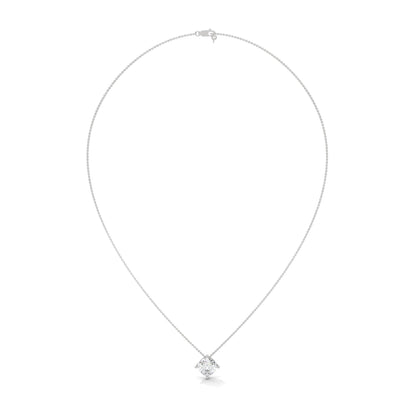 Celestial Glow Round-Cut Diamond Pendant Necklace 2.50ct | 14K Gold |16”&18” Chain