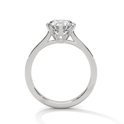 Isla 1ct Round Lab-Grown Diamond Pavé Engagement Ring | 1.22 CTW