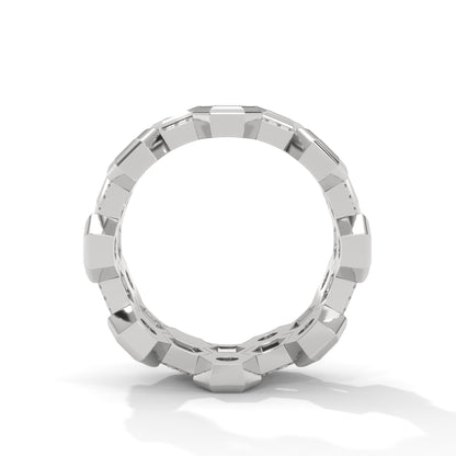 HexaGlow 2.69 CTW Lab-Grown Diamond Honeycomb Band