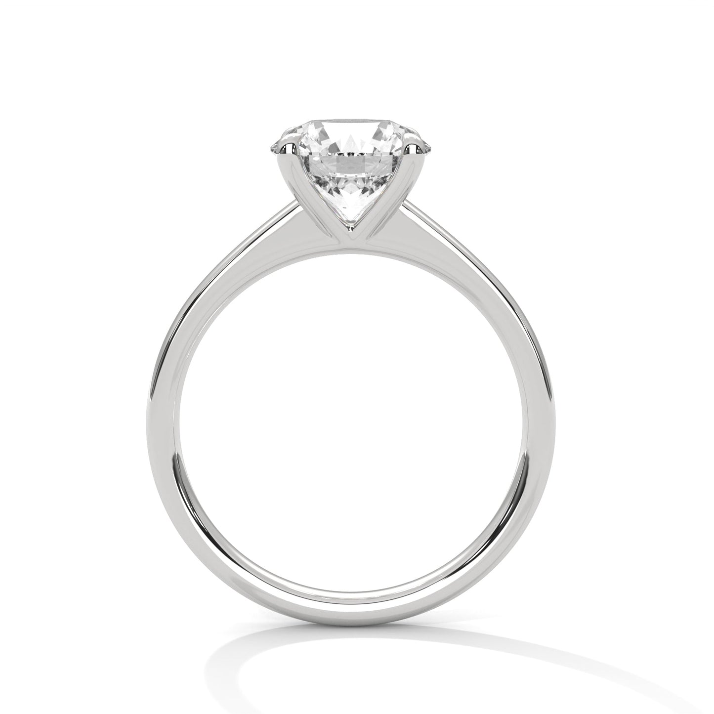 Timeless Glow 1 CT Round-Cut Lab Grown Diamond Solitaire Ring | E VS1