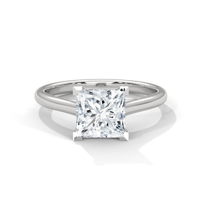 Pure Radiance 1 CT Princess-Cut Lab Grown Diamond Solitaire Ring | E-VS1