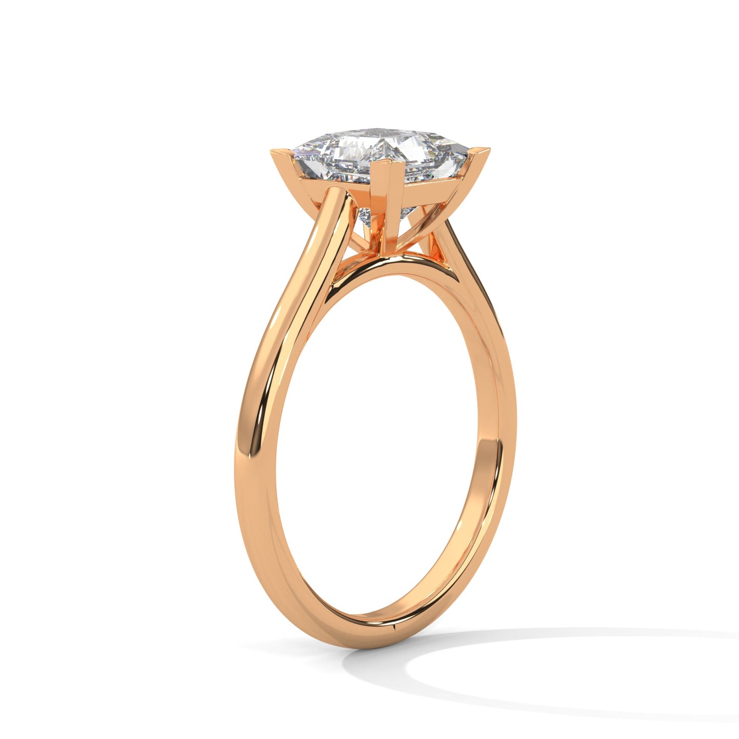 Pure Radiance 1 CT Princess-Cut Lab Grown Diamond Solitaire Ring | E-VS1