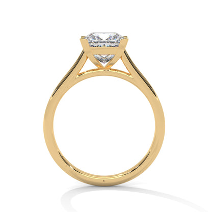 Timeless Elegance 1.5 CT Princess-Cut Lab Grown Diamond Solitaire Ring | F-VS1