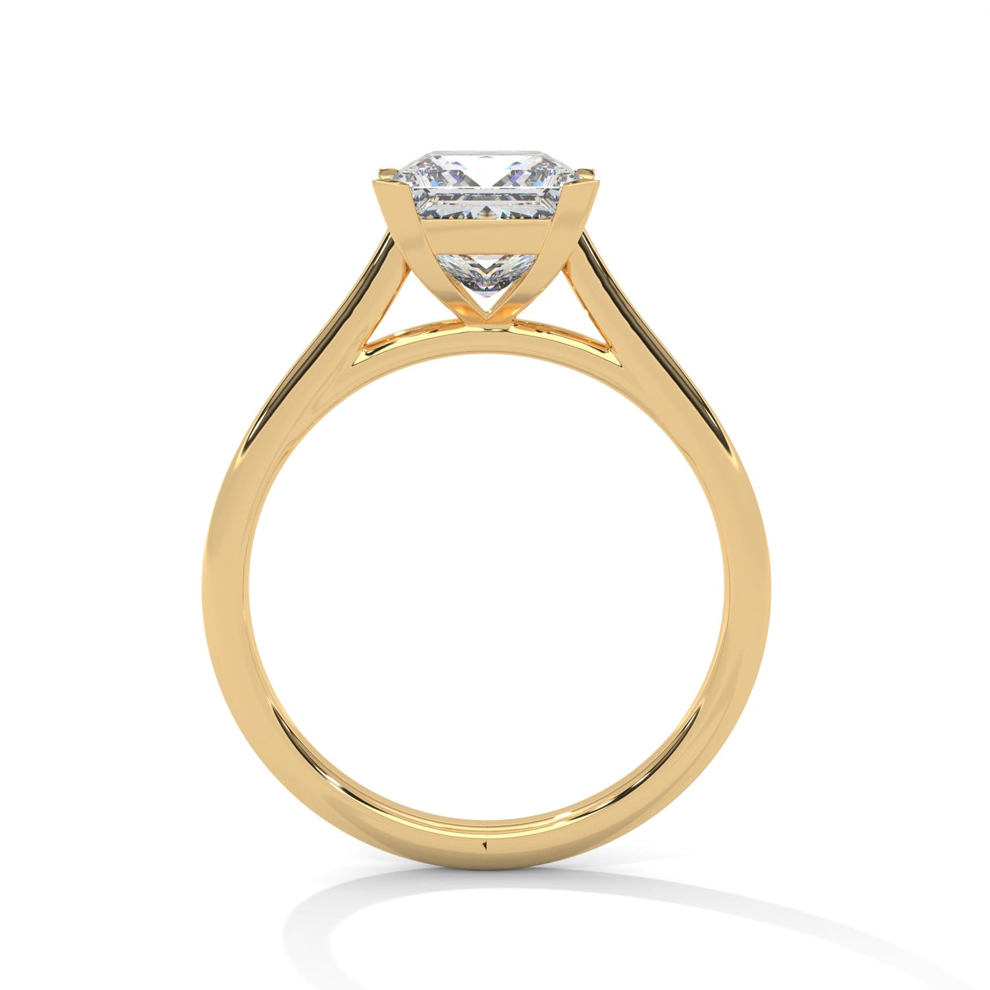 Pure Radiance 1 CT Princess-Cut Lab Grown Diamond Solitaire Ring | E-VS1