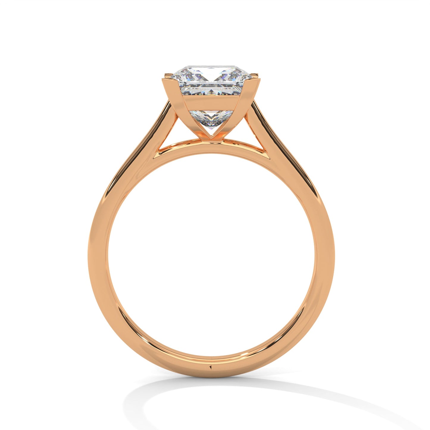 Pure Radiance 1 CT Princess-Cut Lab Grown Diamond Solitaire Ring | E-VS1